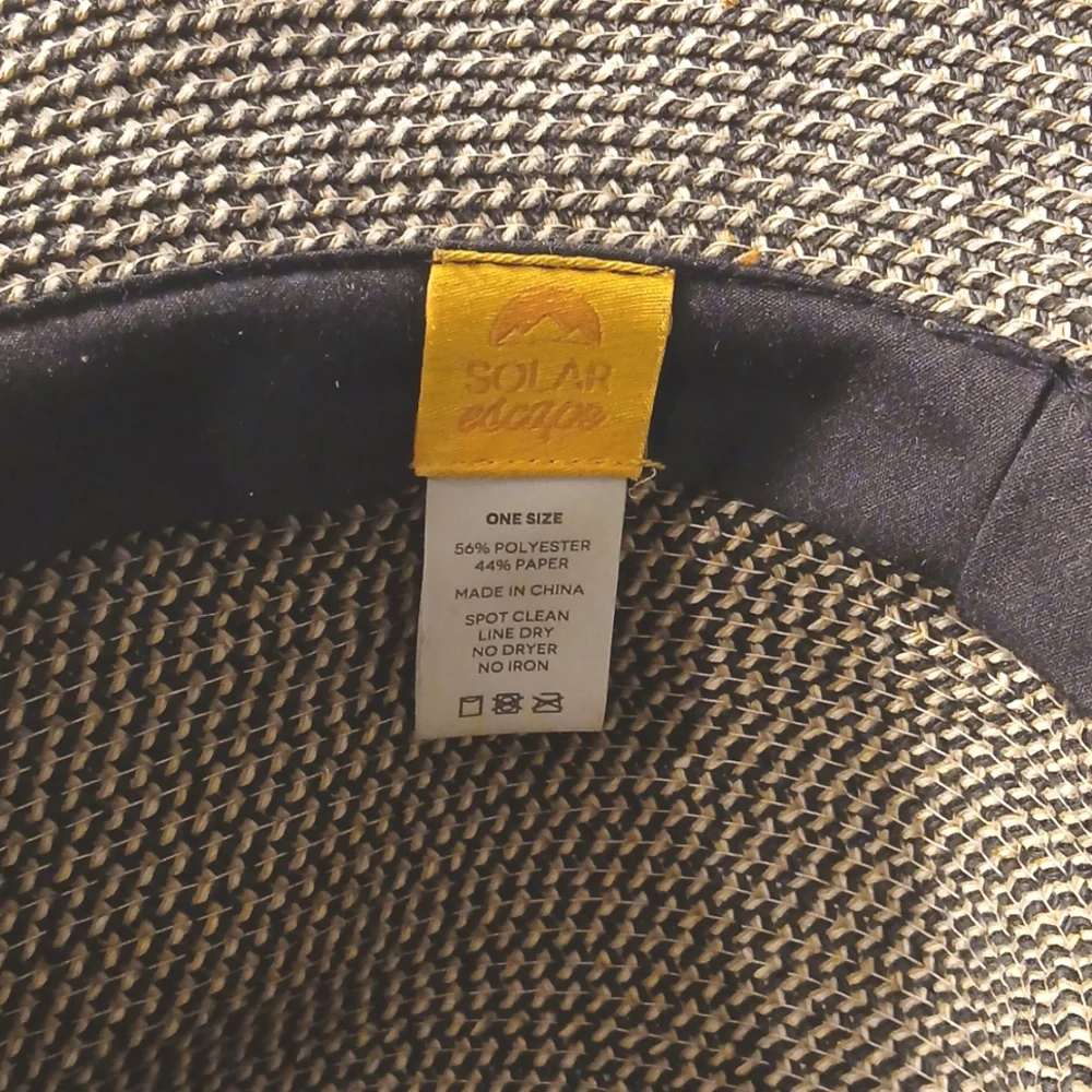 Solar Escape UV Casual Wide Brim Wheat Brown Sun Fedora